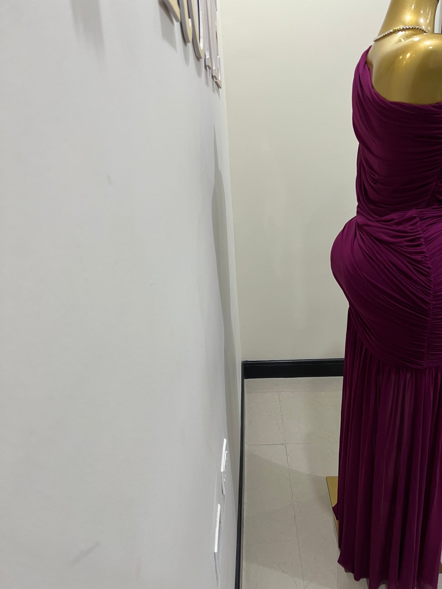 Michelle Aviv Split Dress (Bright Purple)