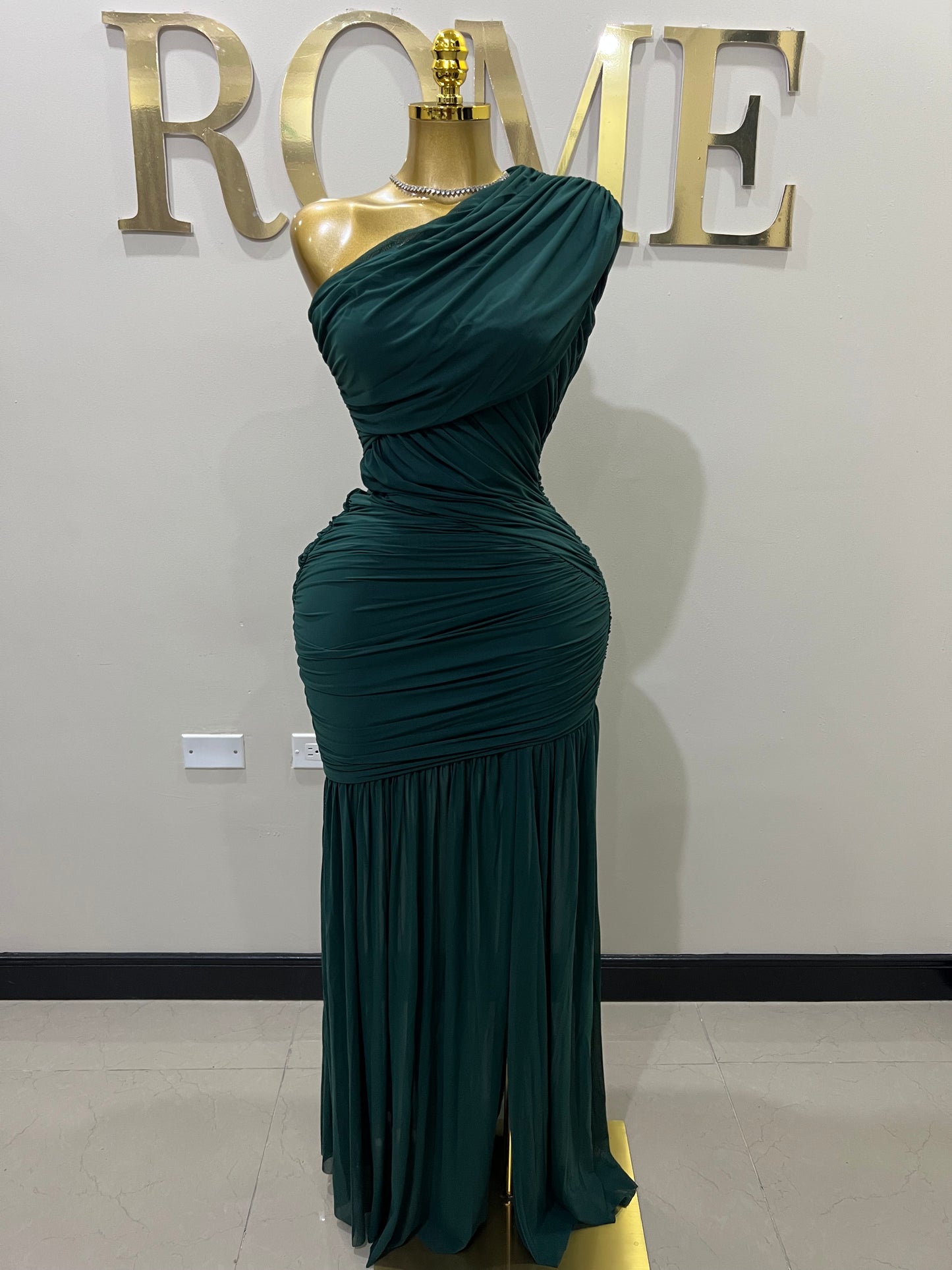 Michelle Aviv Split Dress (Green)