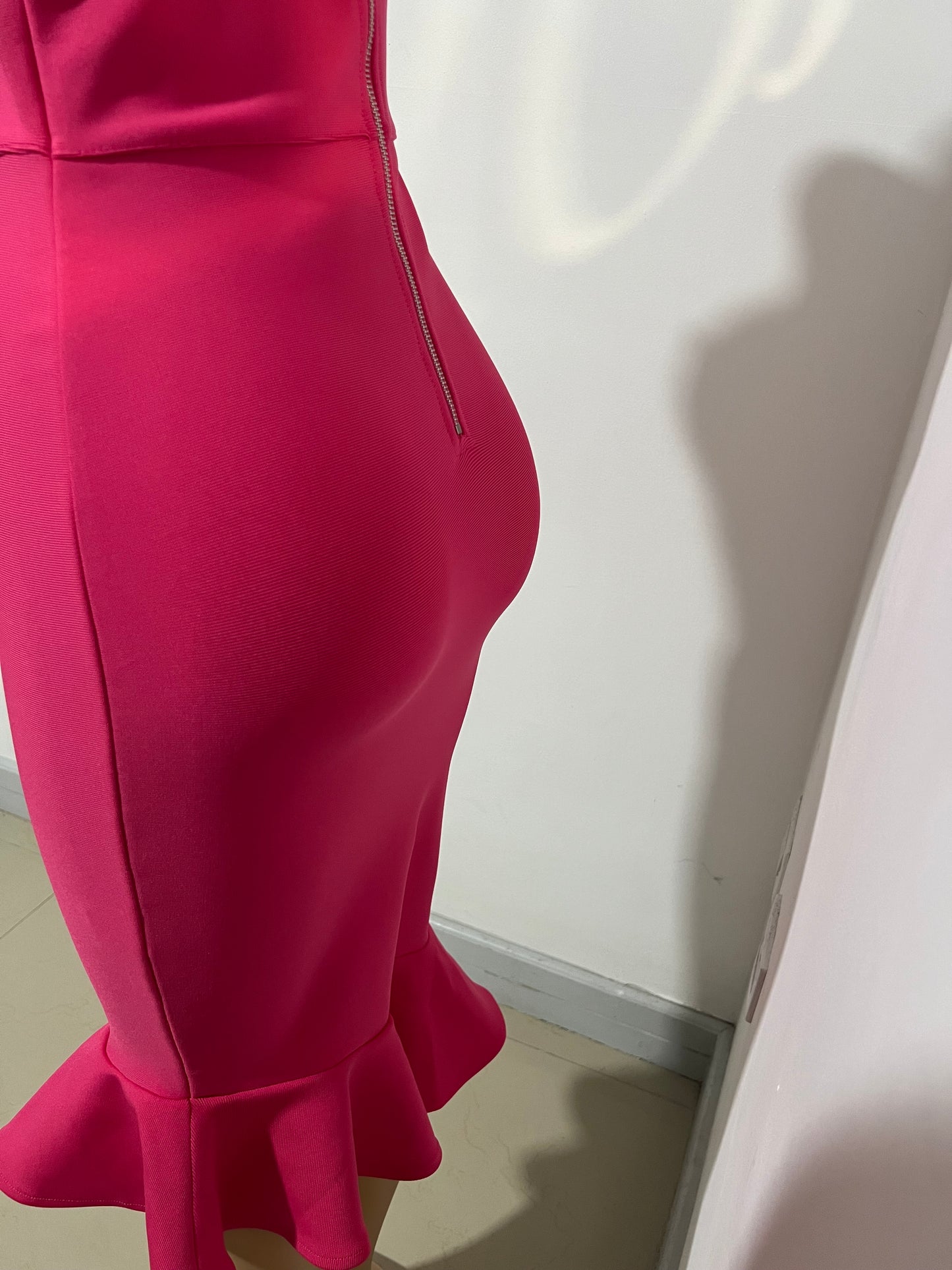 Olivia Bandage Glam Dress (Pink)