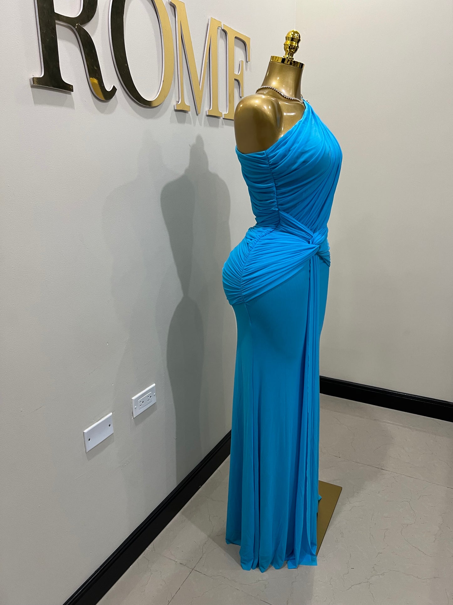 Michelle Petal Grace Dress (Blue)