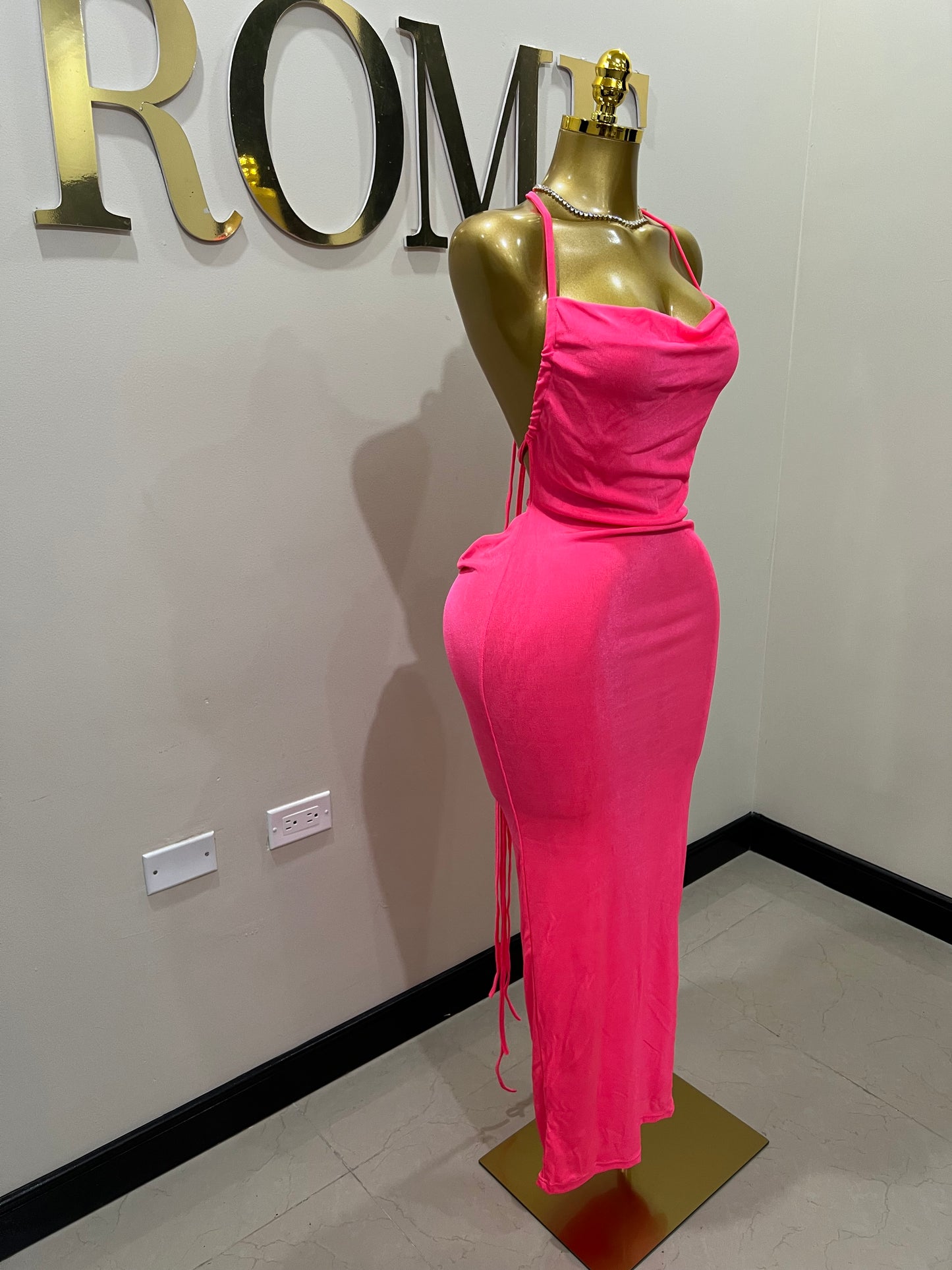 Carey Vibe Dress (Pink)