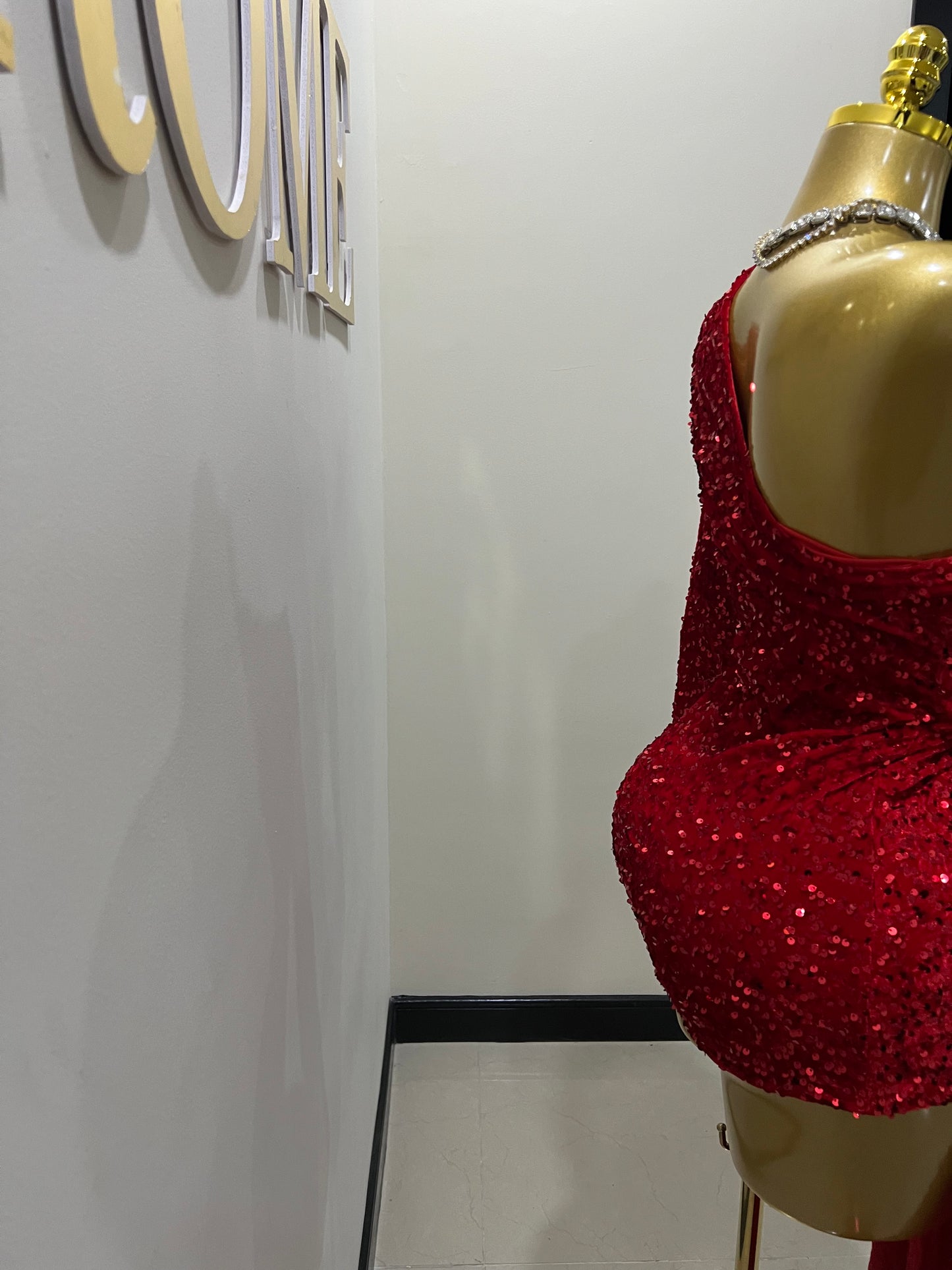 Holly Super Mini Allegra Dress (Red)