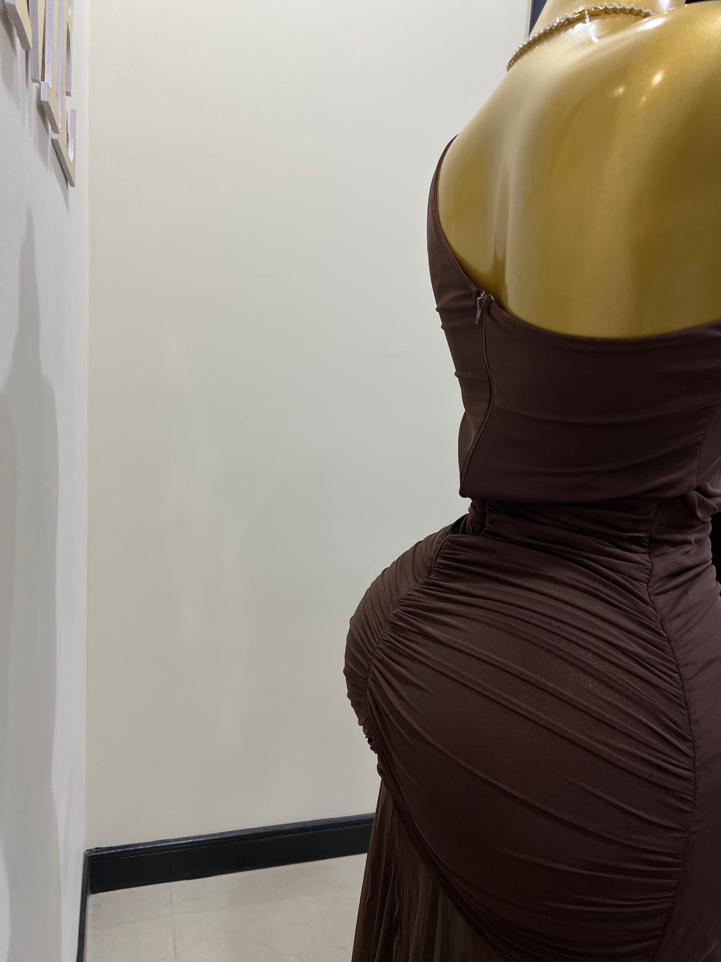 Celest Dress (Brown)