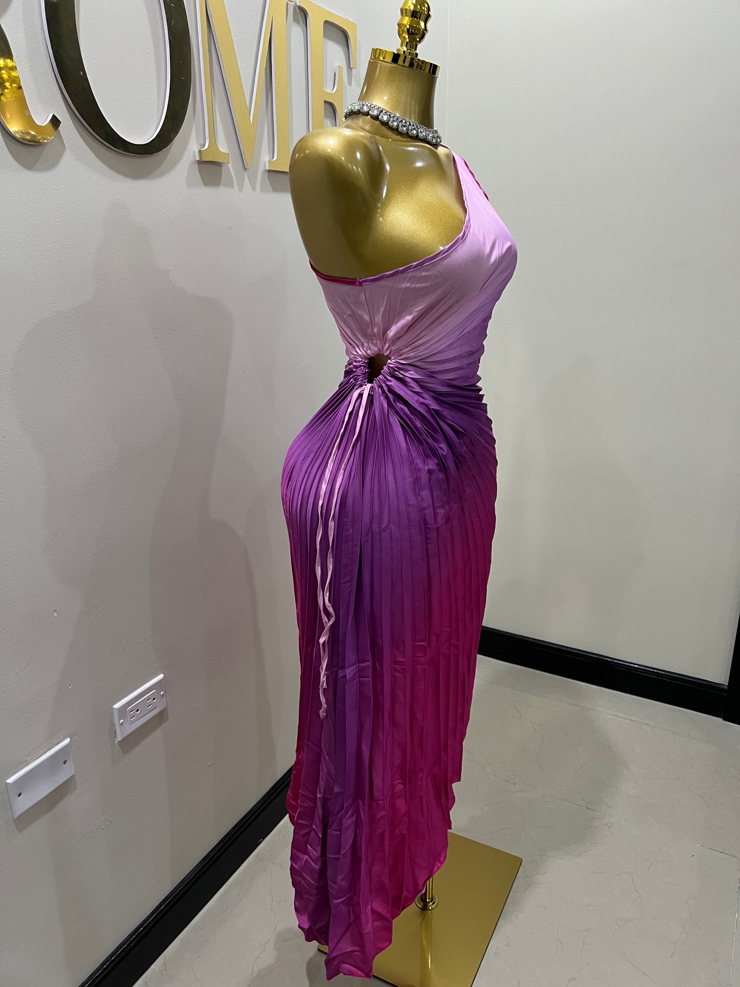 Carli Dress (Pink - purple)