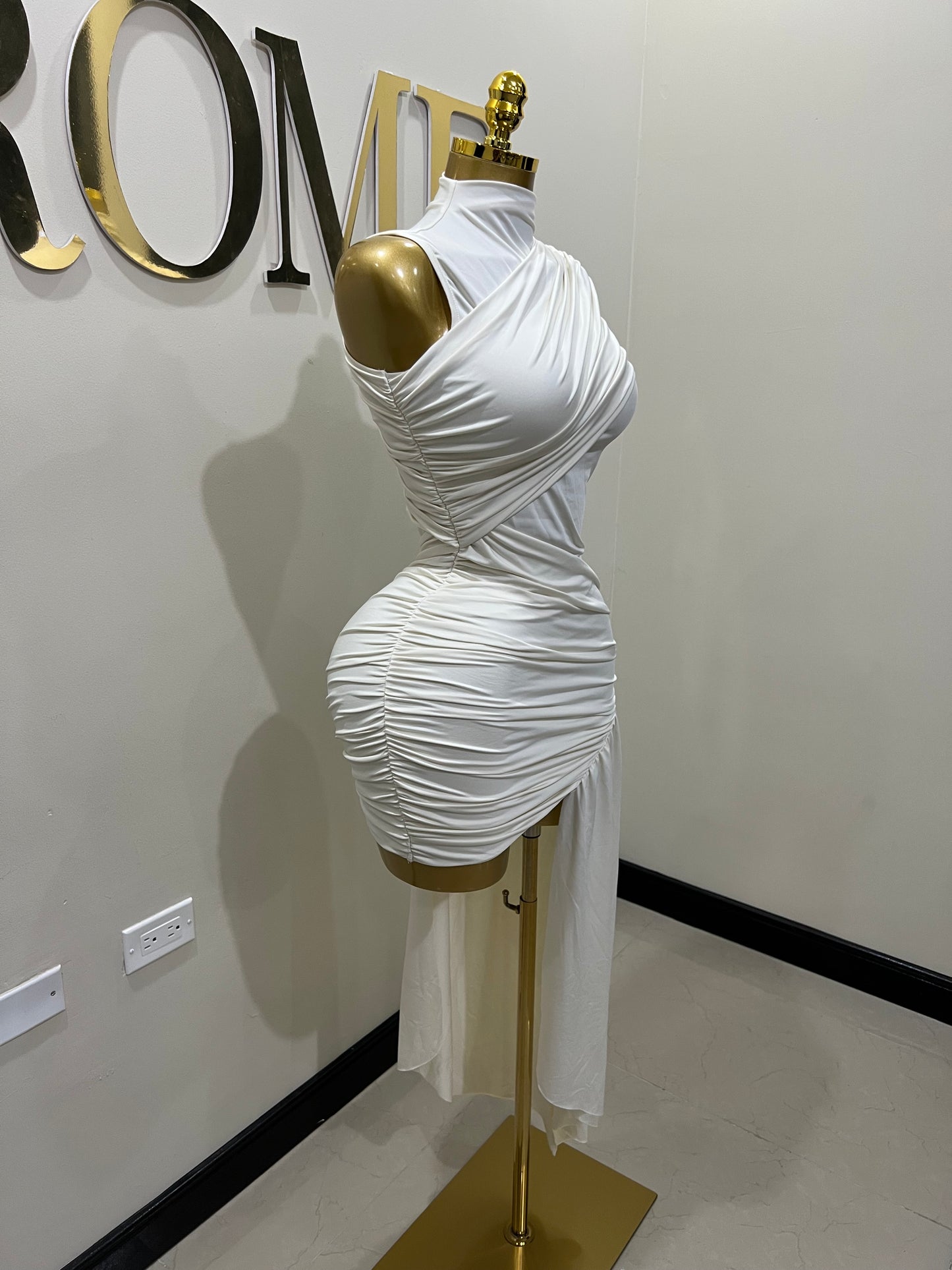 Samira Allegra Dress (Beige)