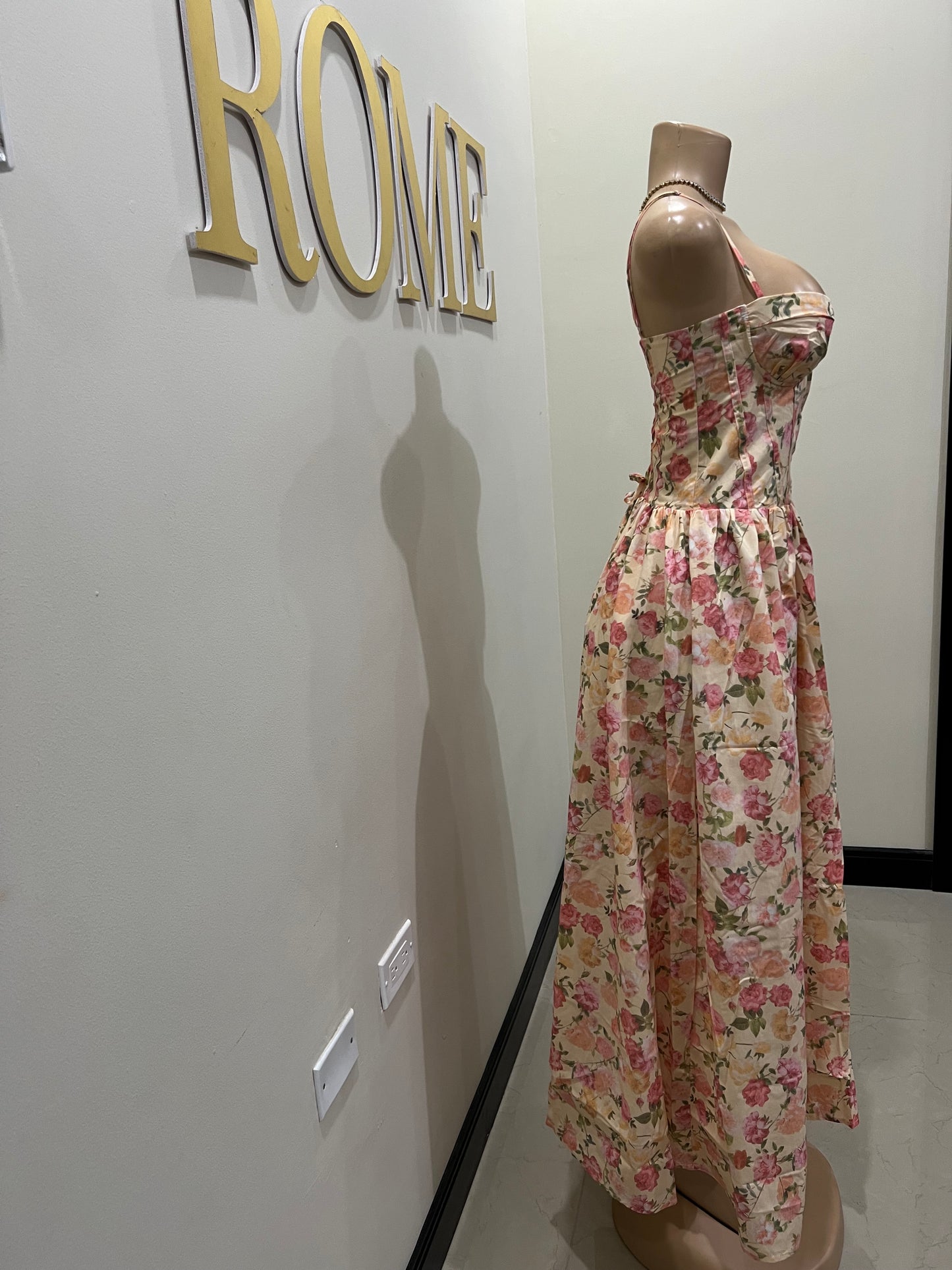 Princess Diana Floral Laced Garden Dress
