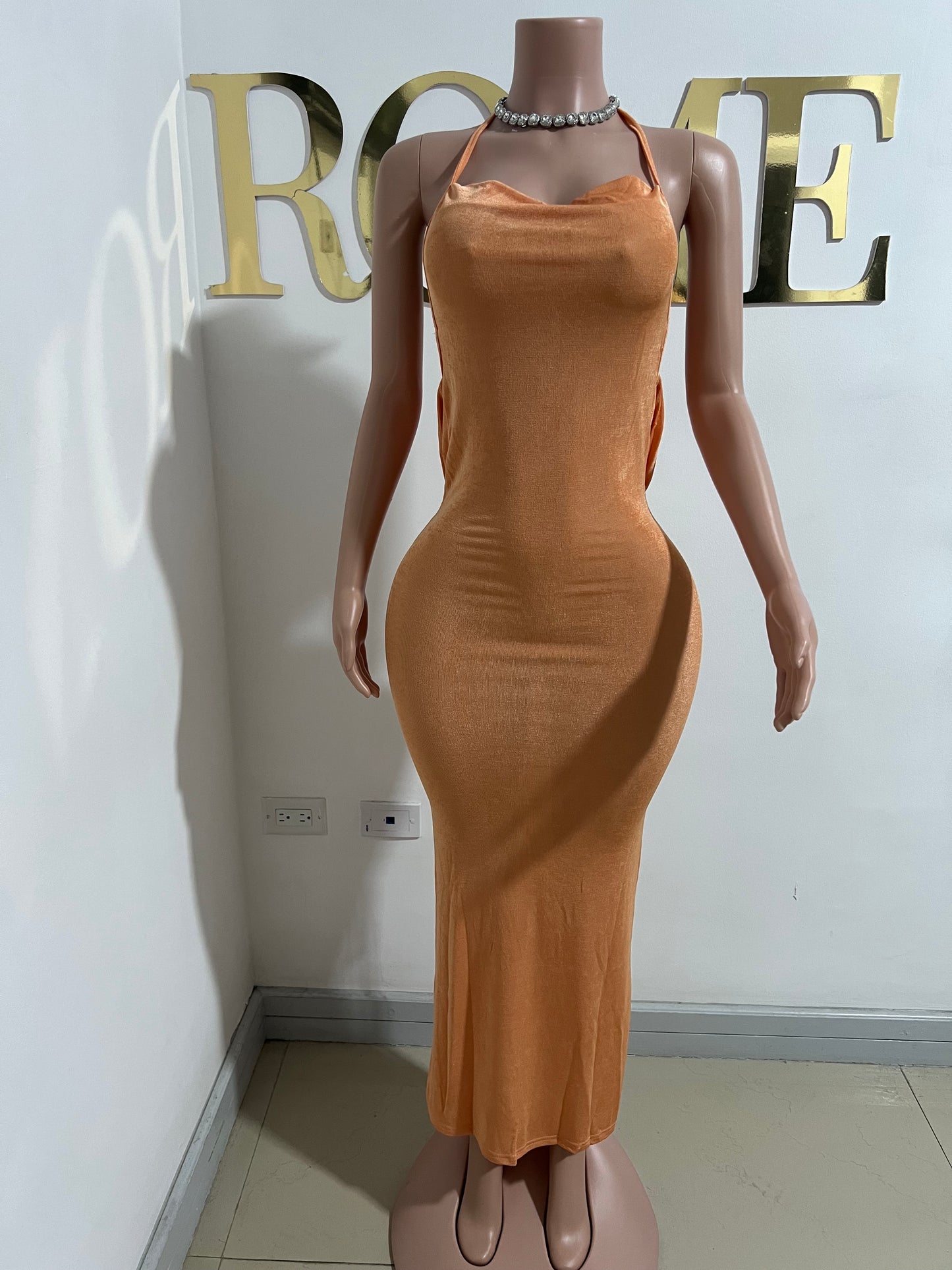 Carey Dress (Orange)