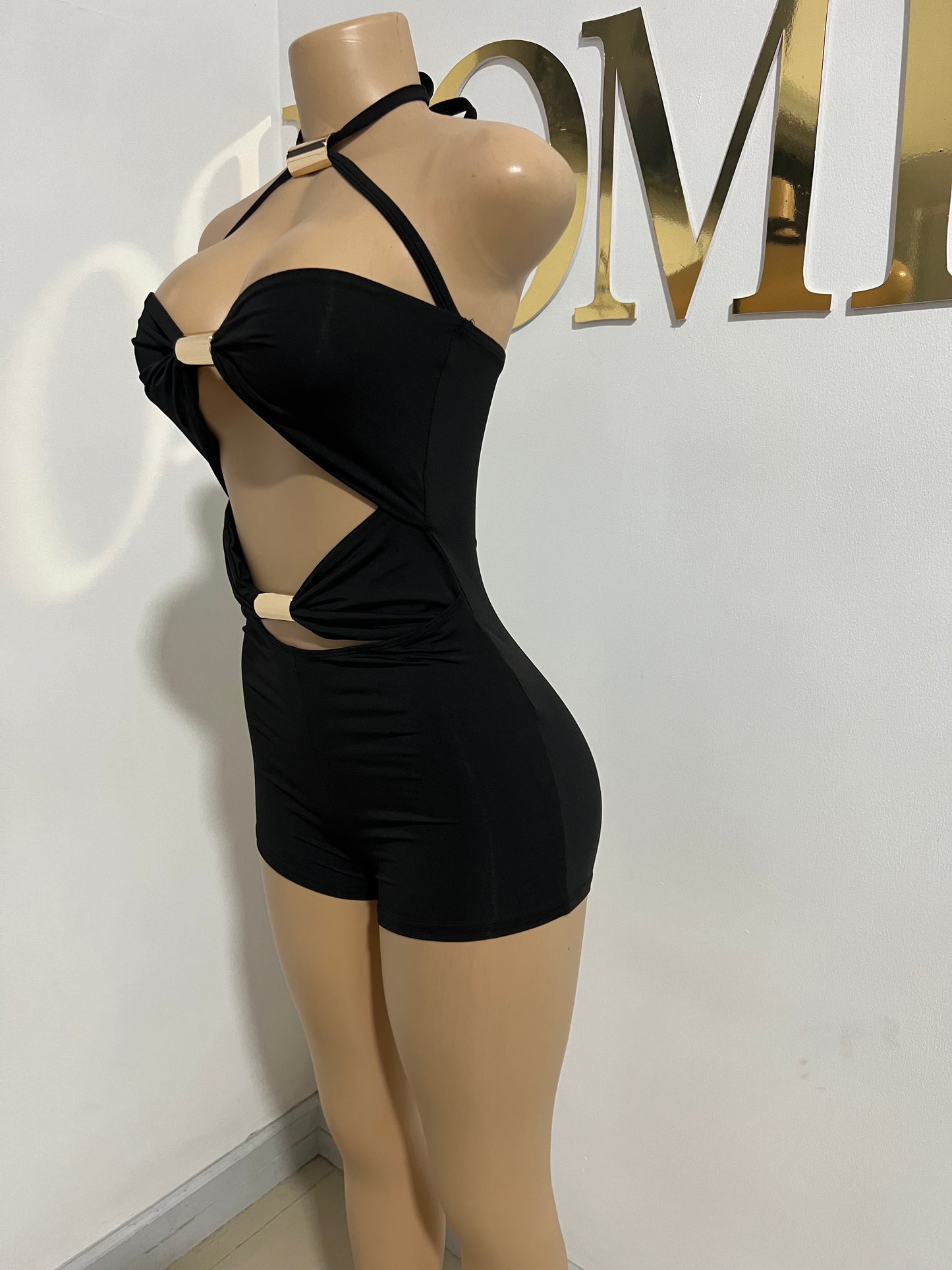 Femi Romper (Black)