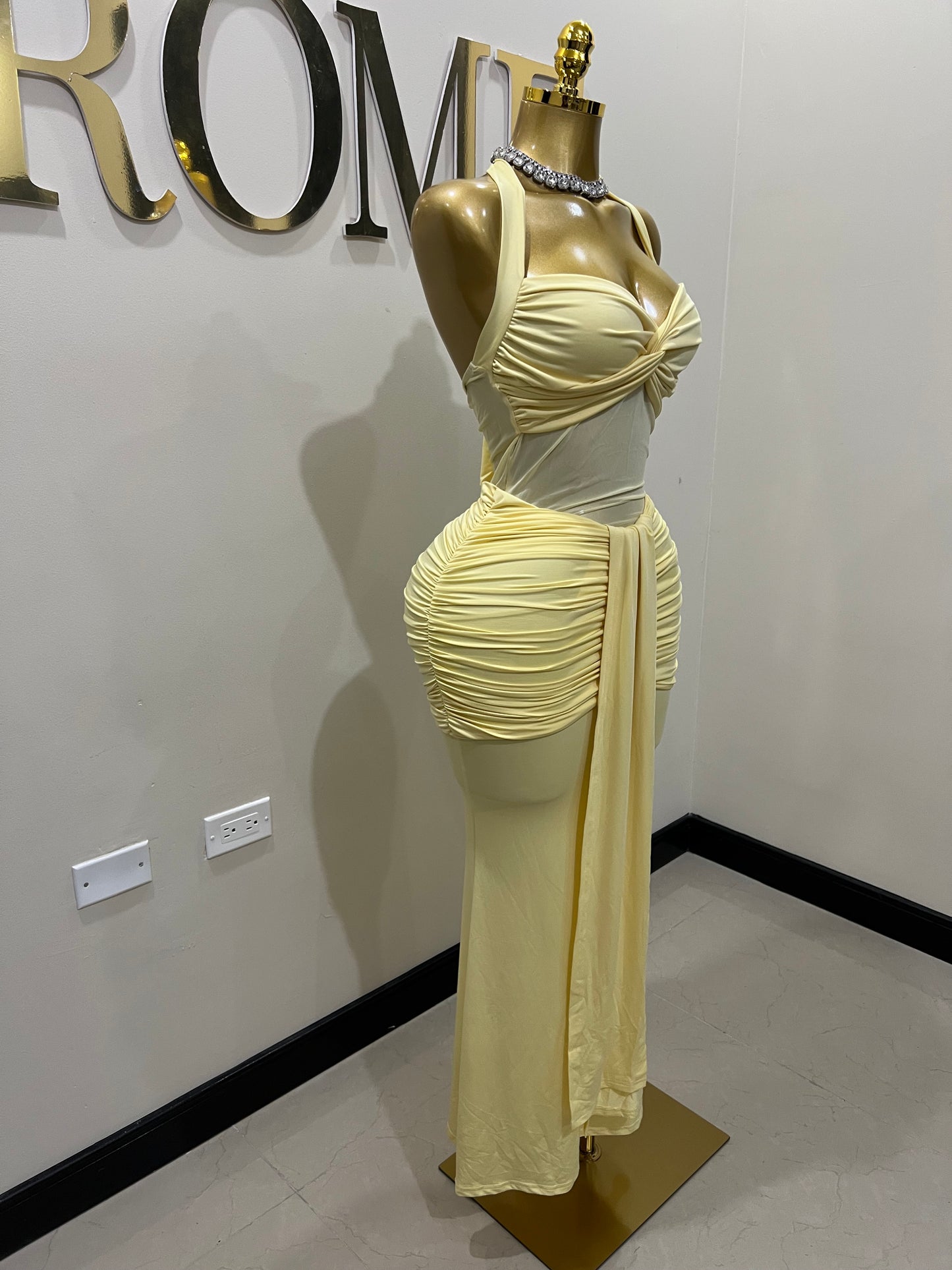 Sweetheart Nara Dress (Yellow)