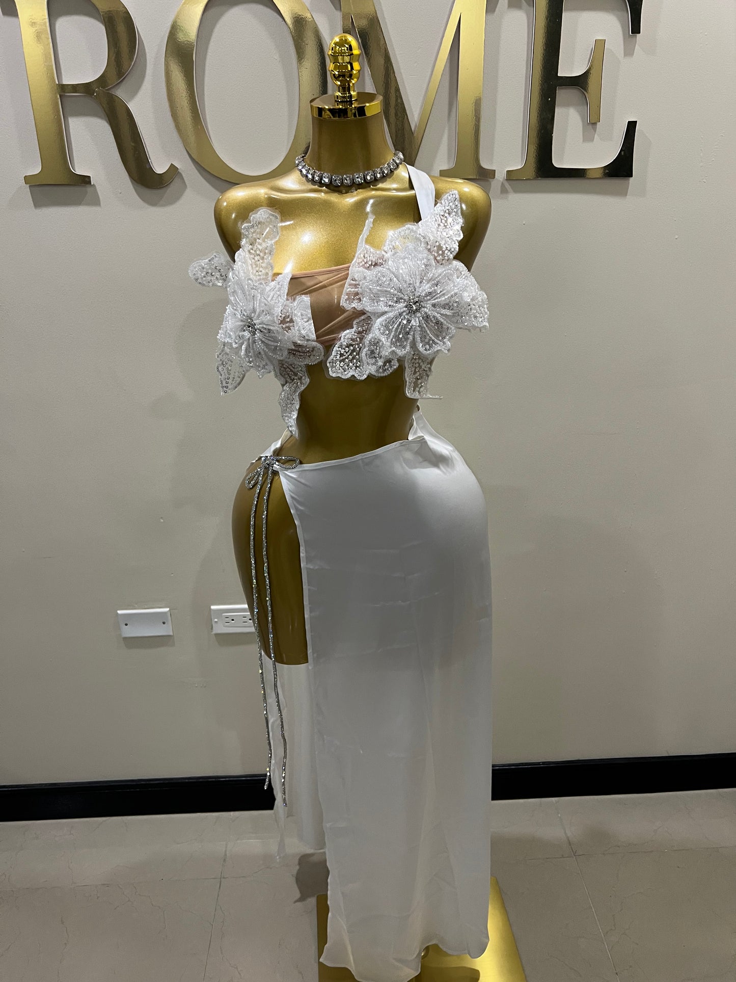 Rachel Flower Skirt Set