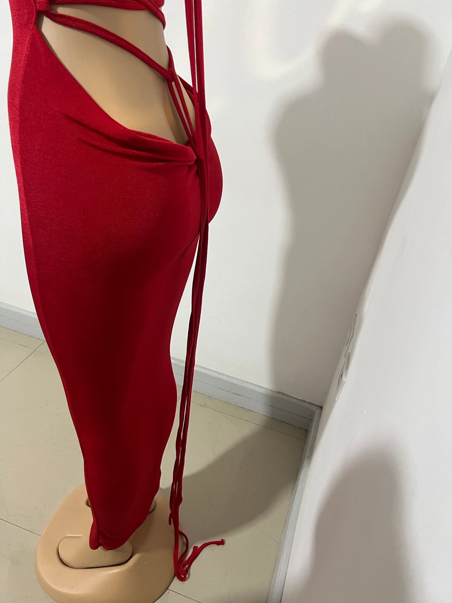 Carey Vibe Dress (Red)