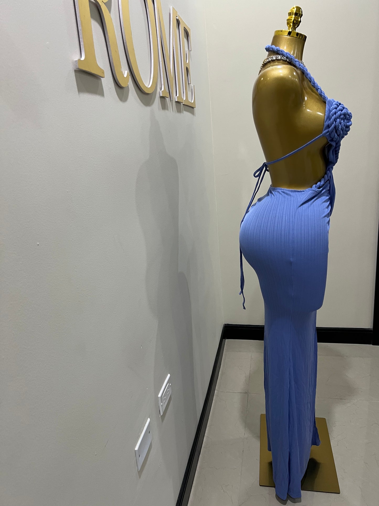 Athena Rope Dress (Blue)