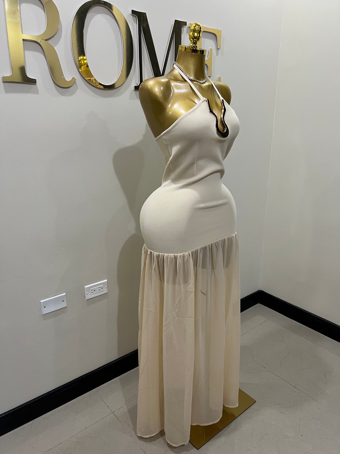 Camila Nara Dress (Cream)