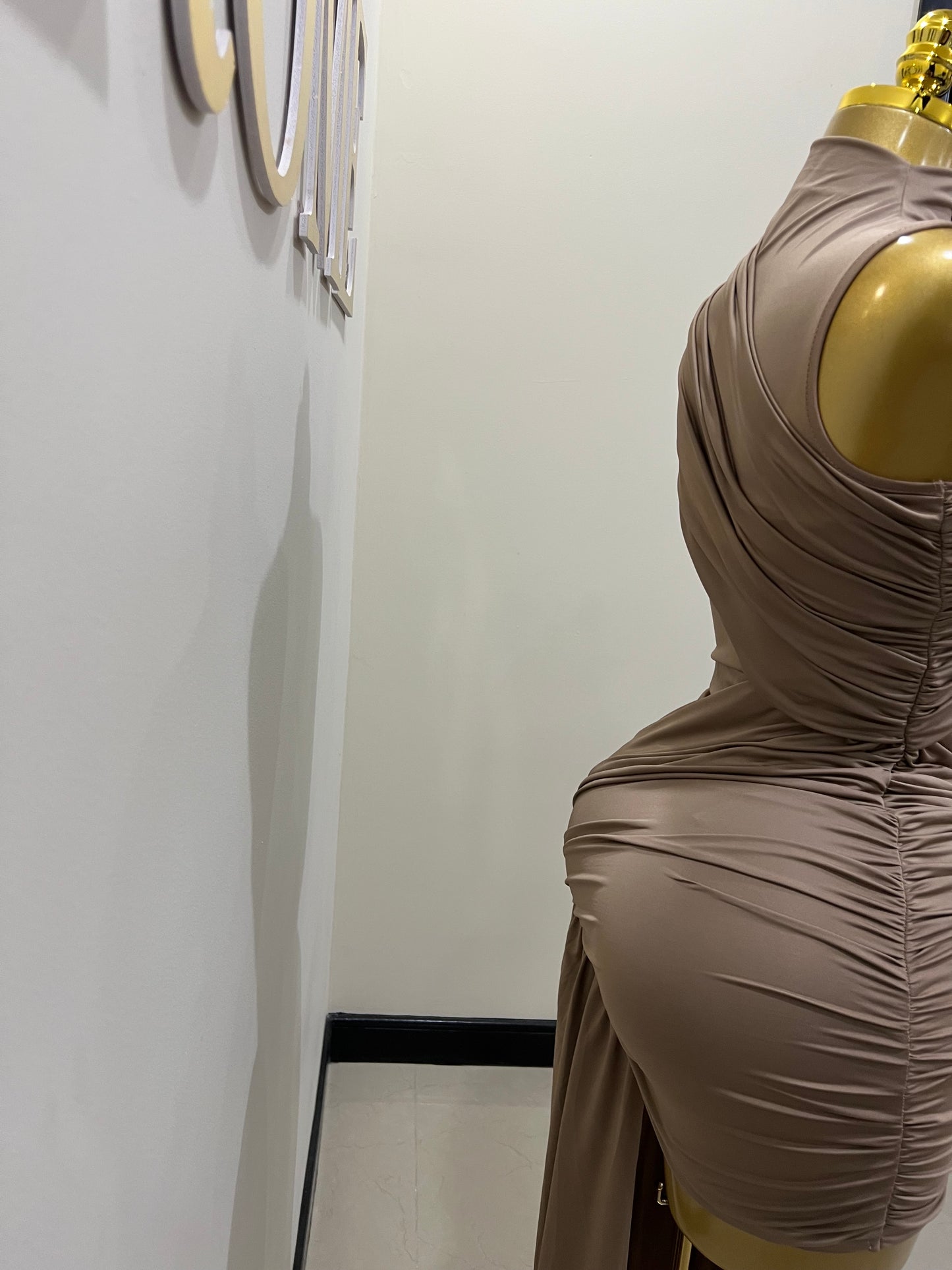 Samira Allegra Dress (Brown)