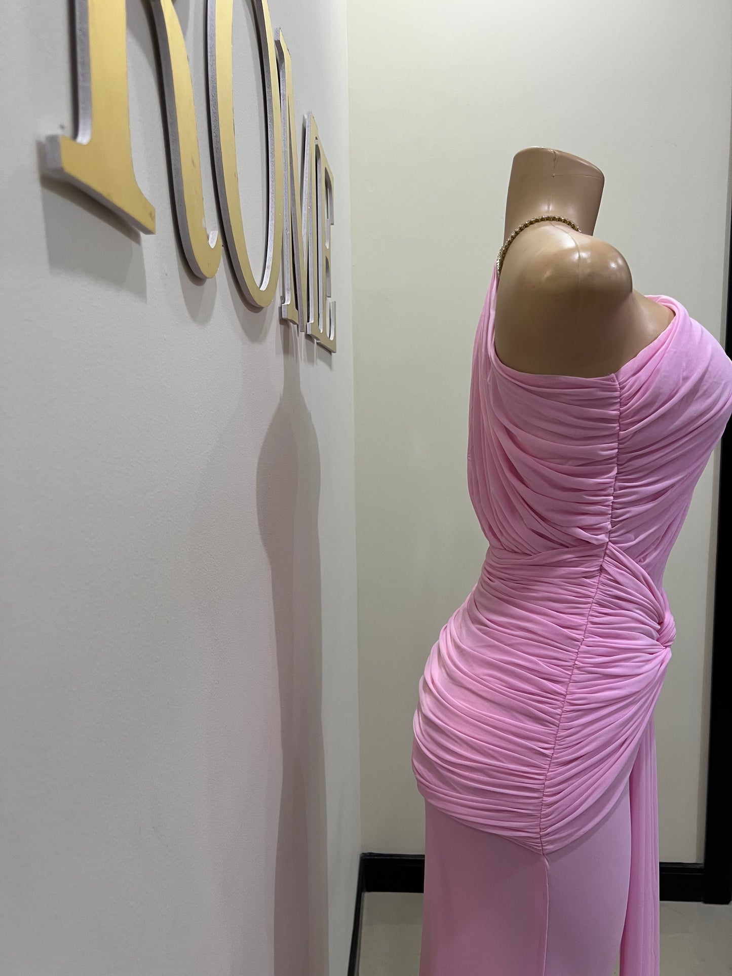 Michelle Petal Grace Dress (Light Pink)