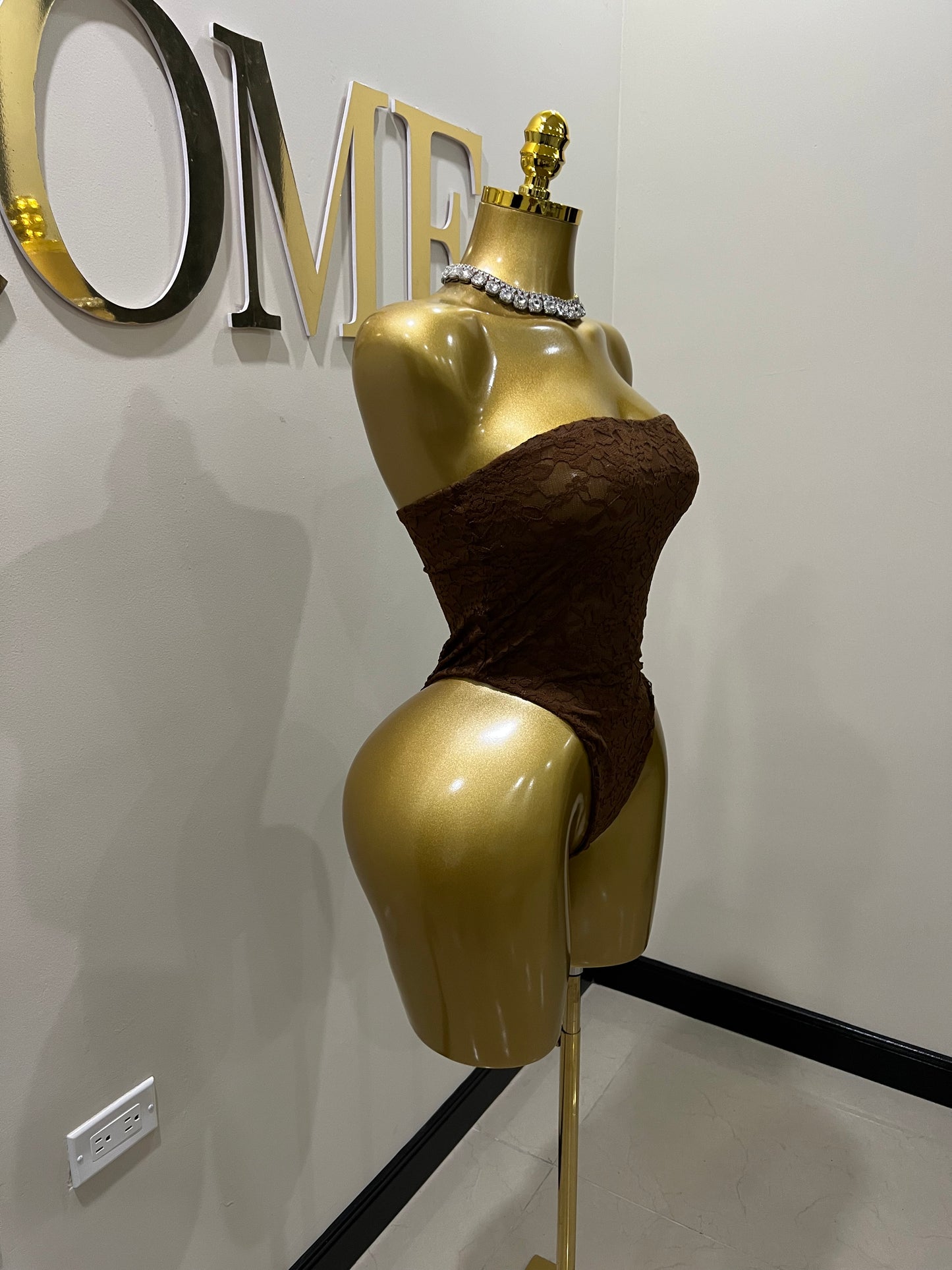 Luna Lace Bodysuit & Skirt Set