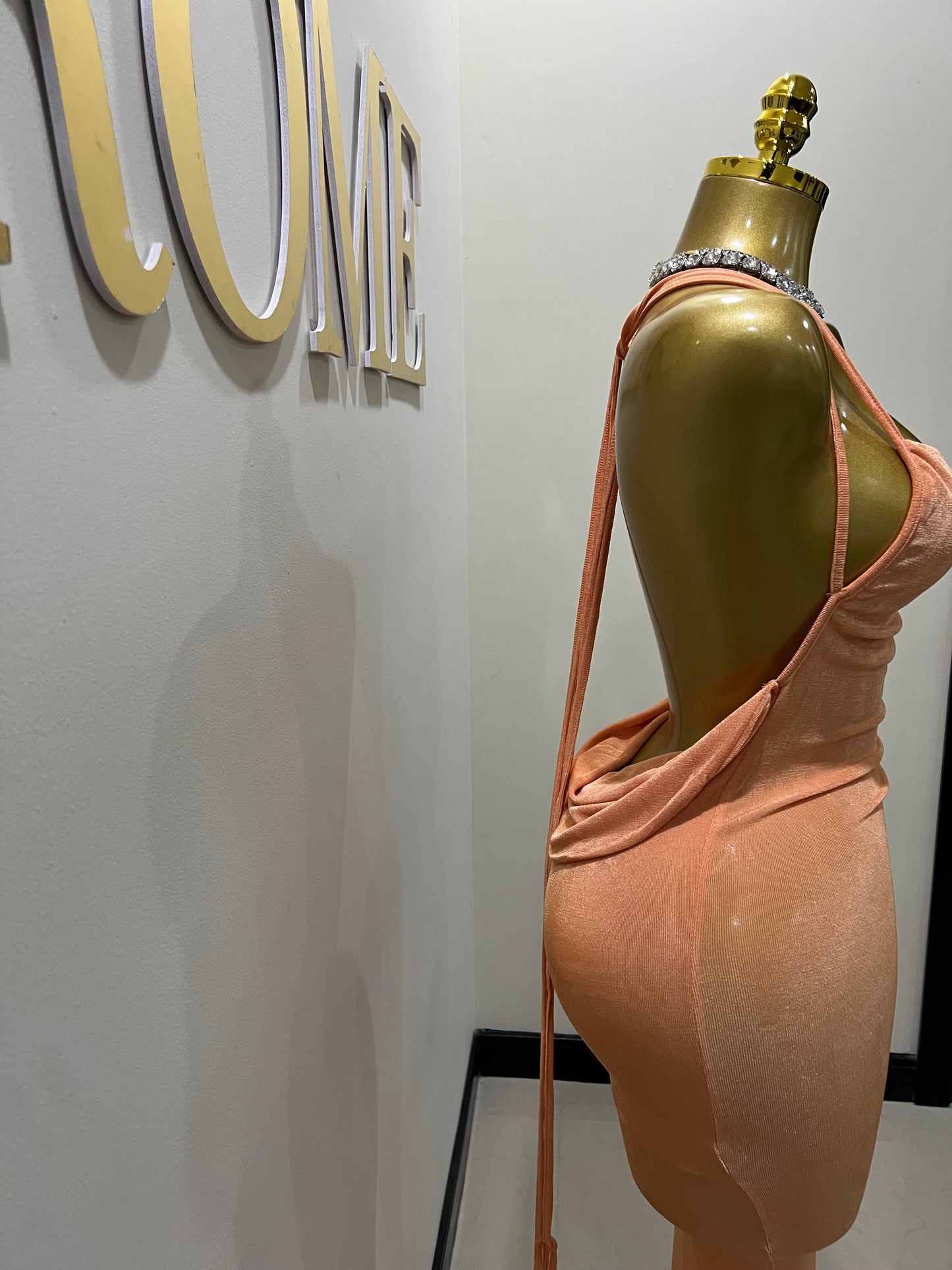 Carey True Dress (Orange)