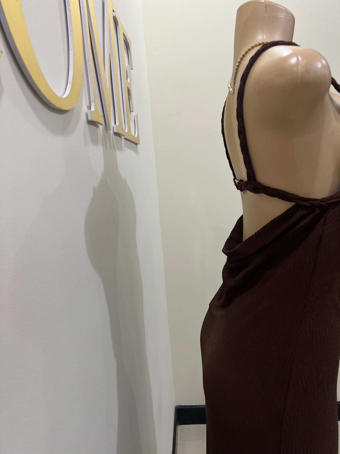 Cocoa Athena Rope Dress (Brown)