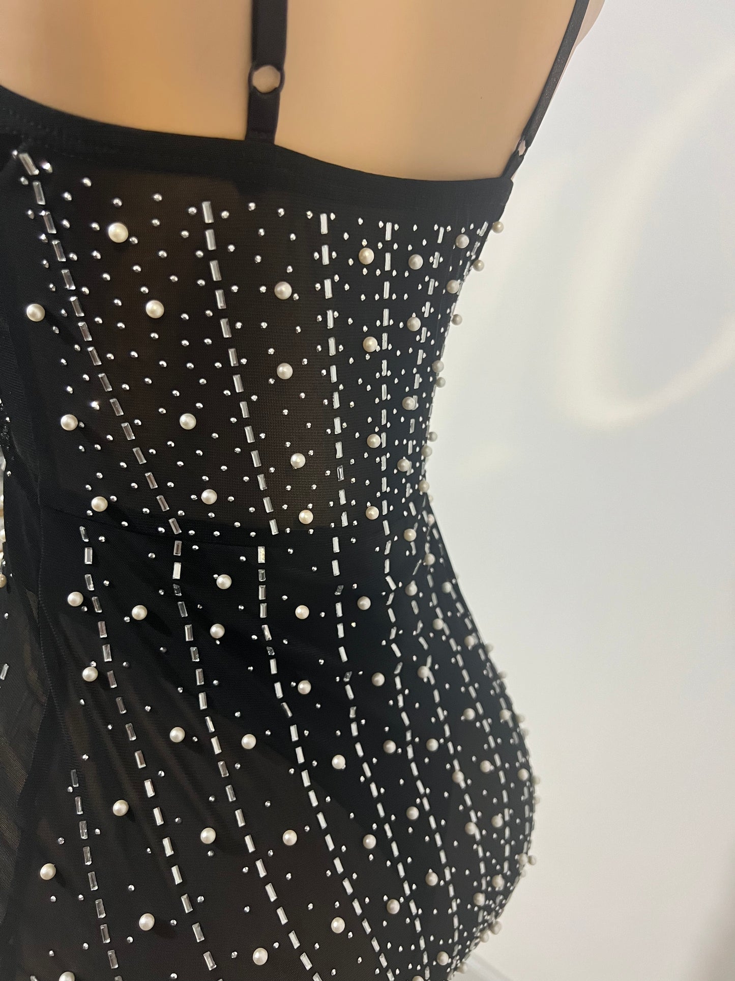 Stardust Crystal Dress (Black)