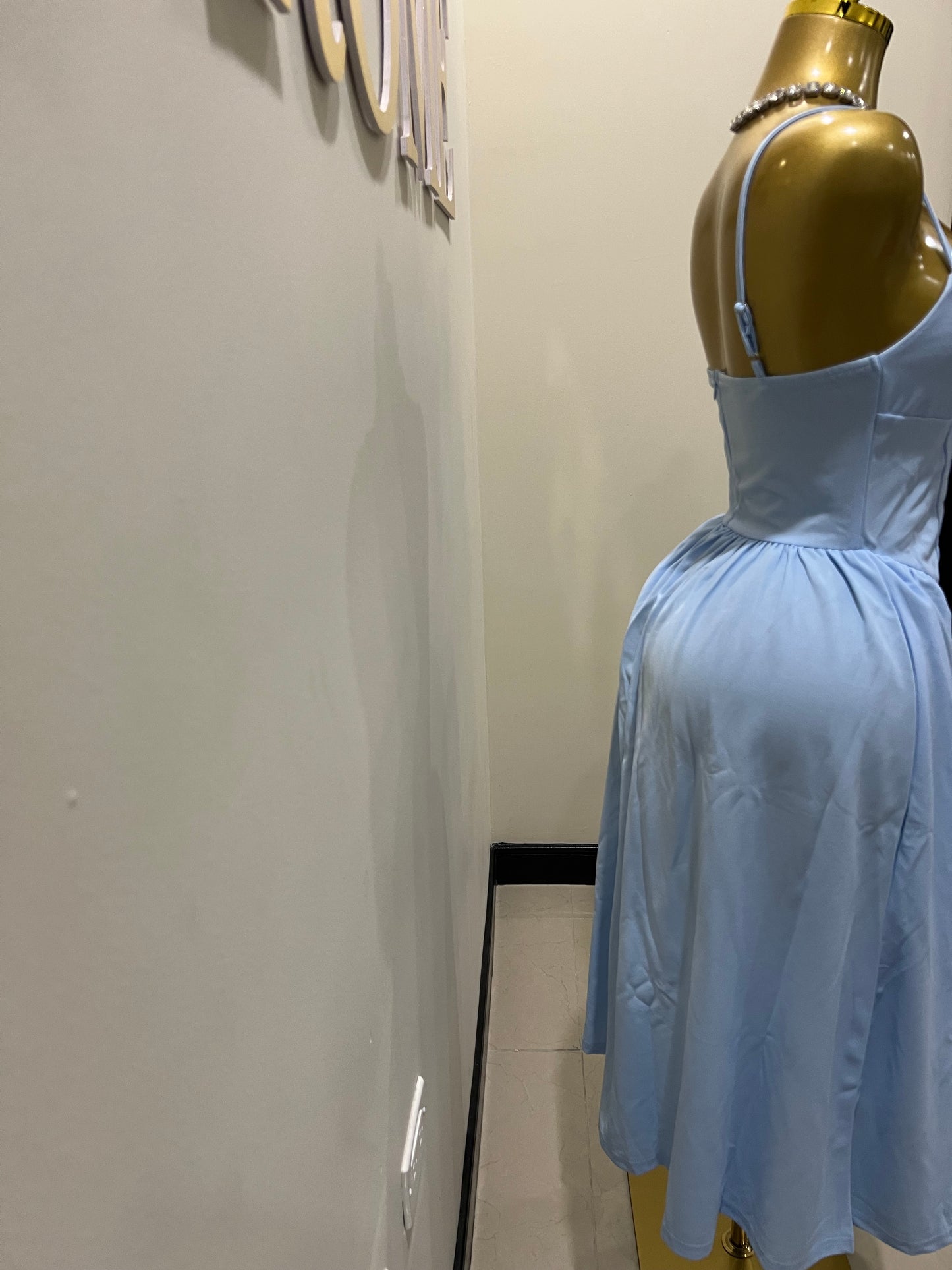 Daisy Diana Dress (Pale Blue)