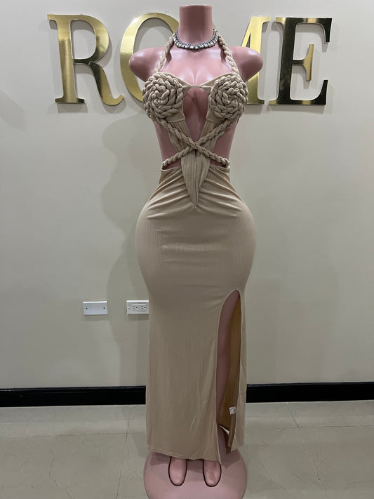 Athena Rope Dress (Brown)