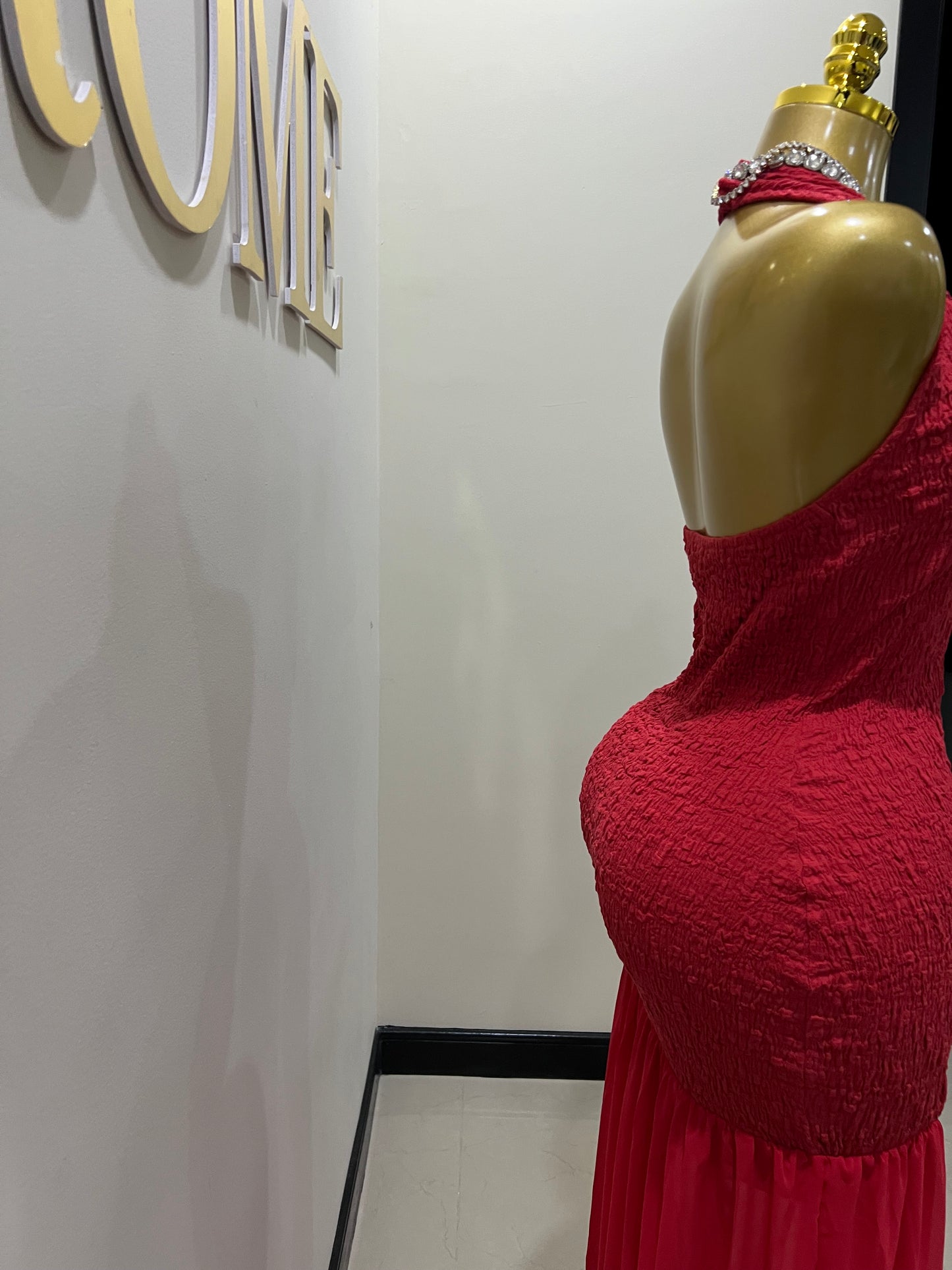 Athena Swirl Dress (Red)