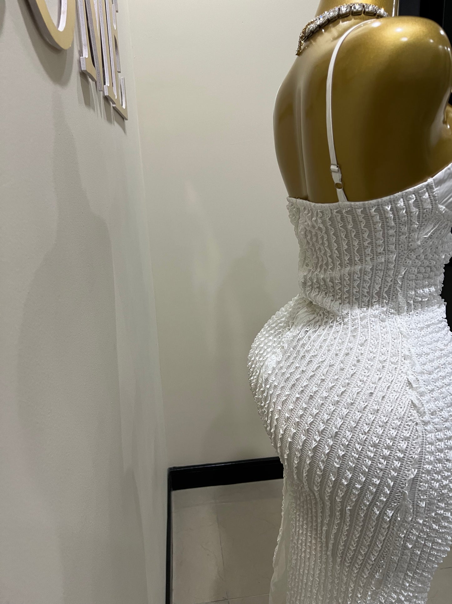 Mila Flower Dress (White)