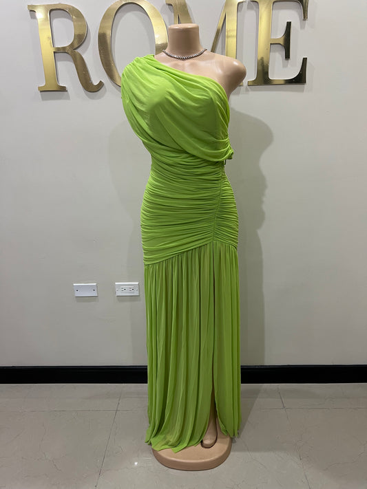 Michelle Tiana Split Dress (Green)