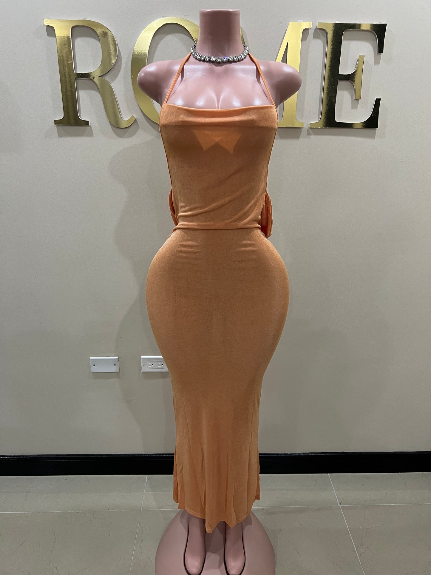 Carey True Dress (Orange)