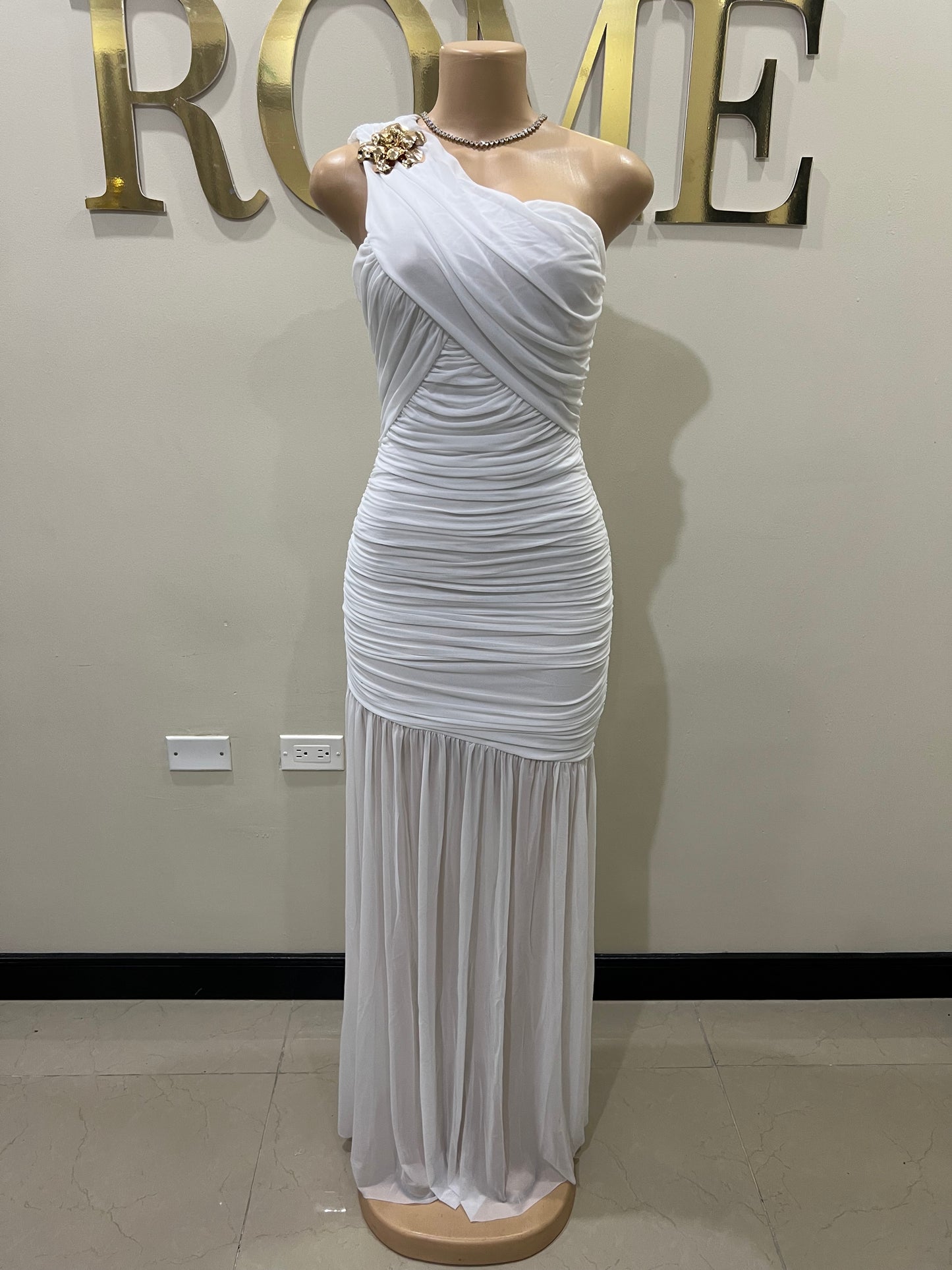 Michelle Kay Dress (White)