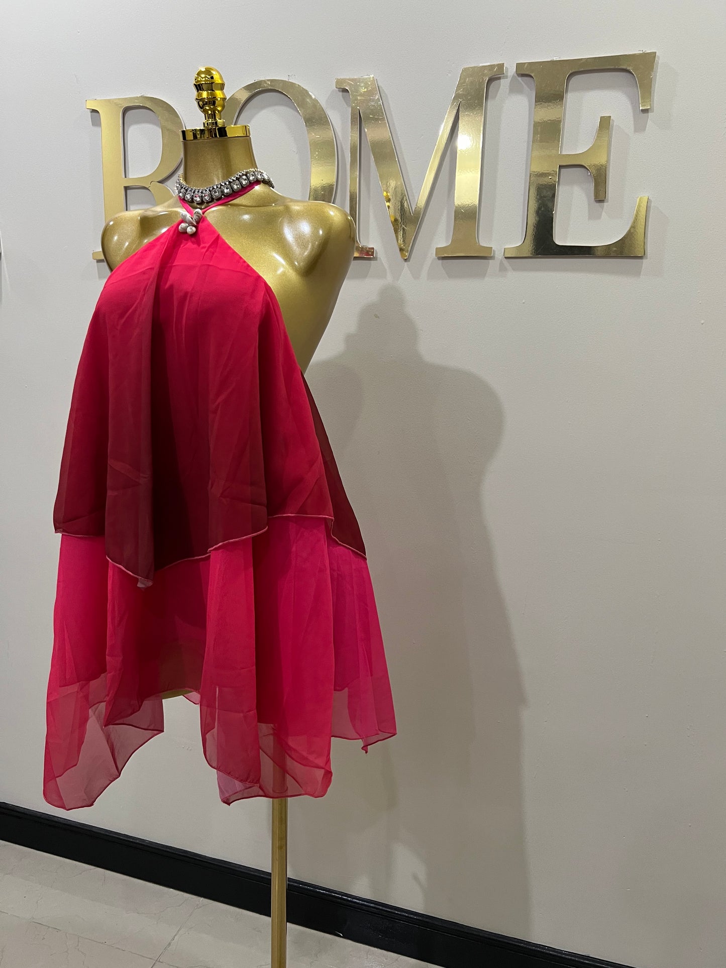 Starlight Rumi Petal Dress (Pink)