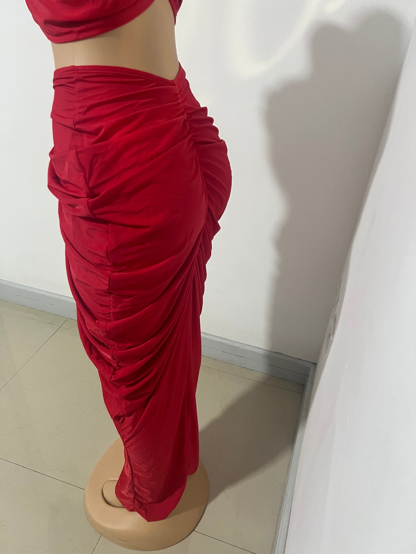 Zuri Skirt Set (Red)