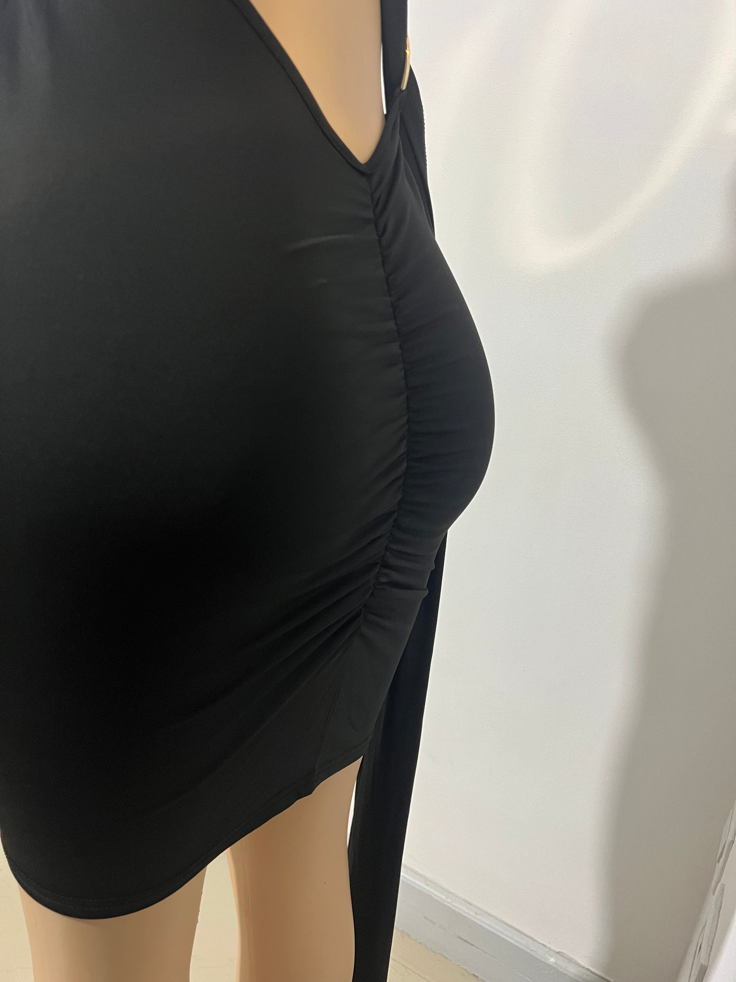 Toya Short Dress (Black)