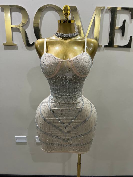 Star Crystal Dress (Nude)