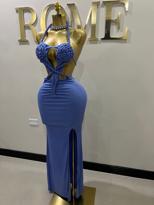 Athena Rope Dress (Blue)
