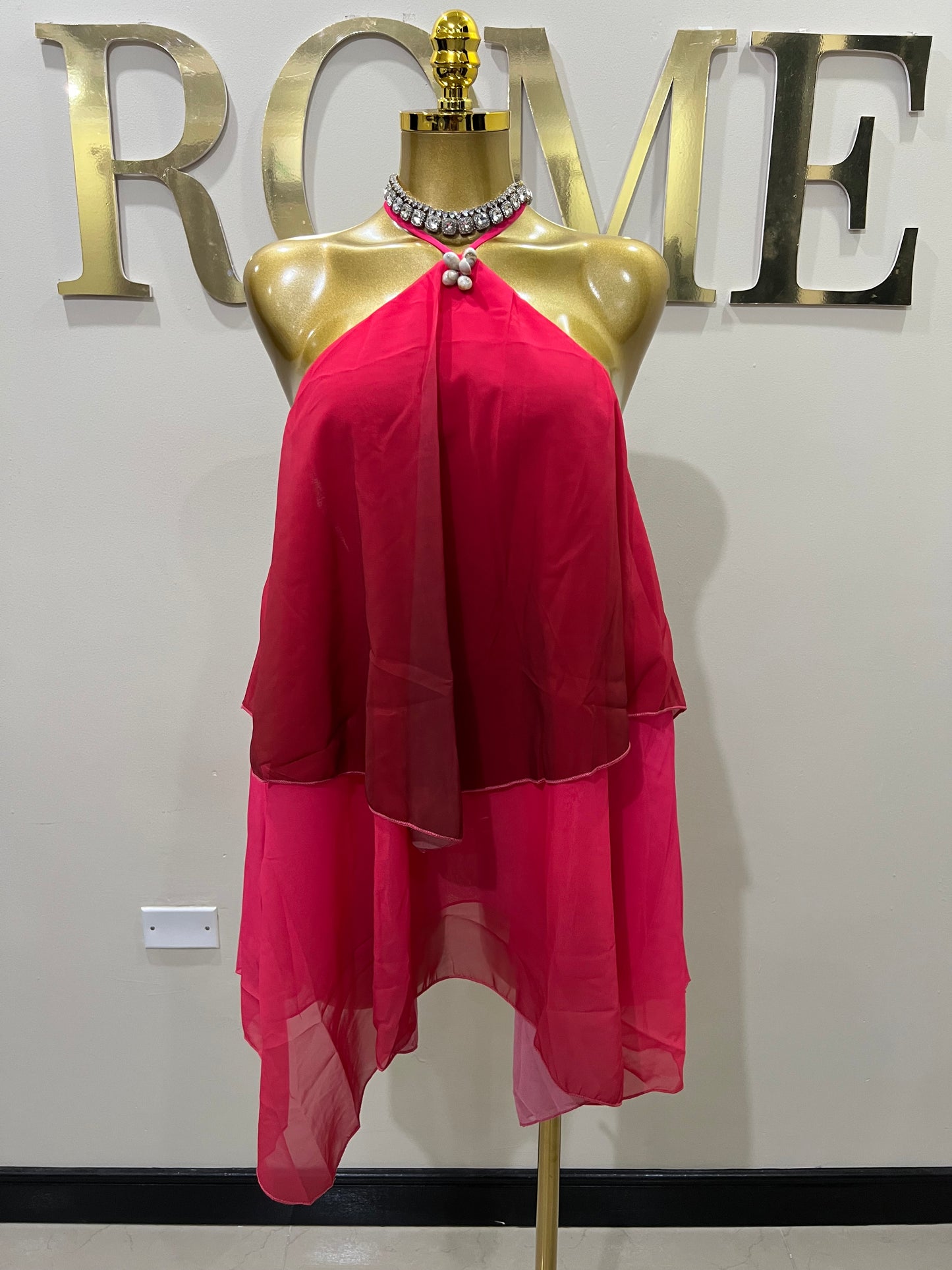 Starlight Rumi Petal Dress (Pink)