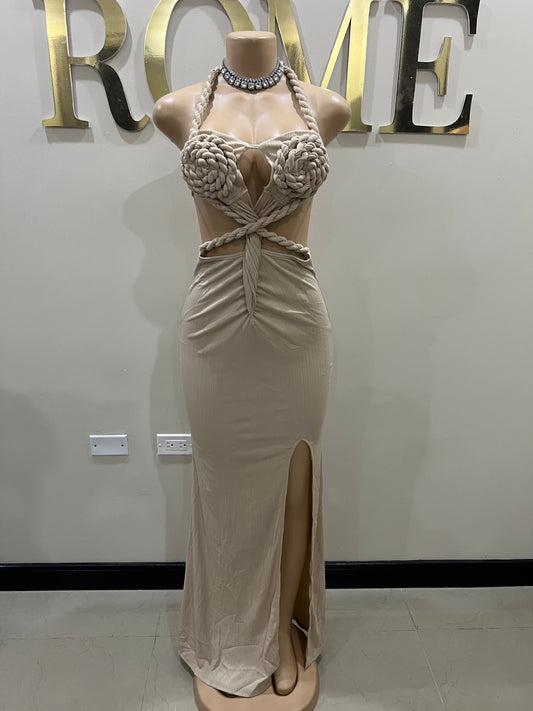 Athena Rope Dress (Brown)