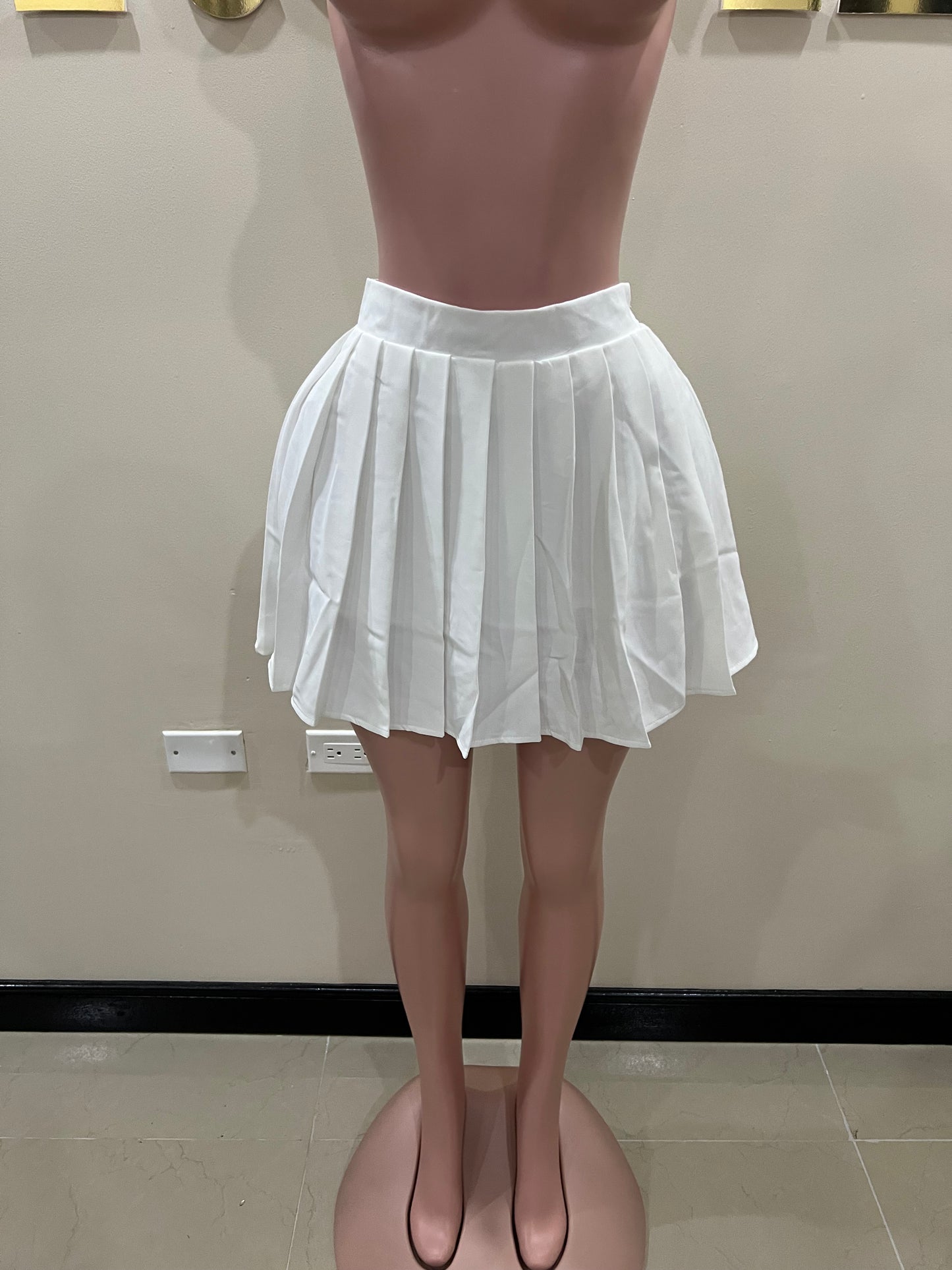 Jodie Skirt Set (White)