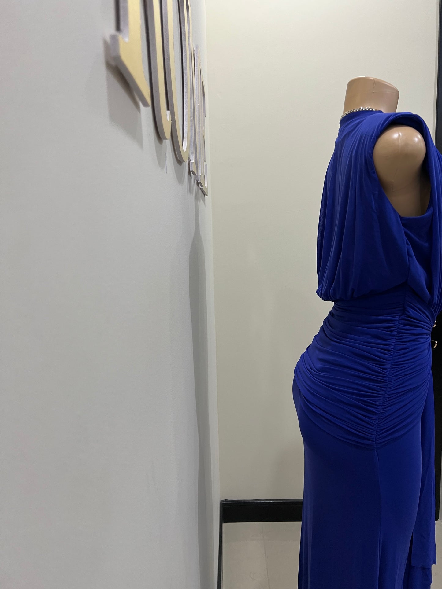 Michelle Snake Dress (Blue)