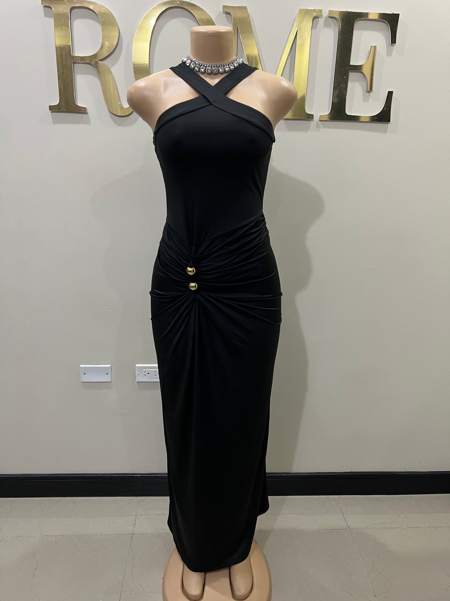 Olive Dress (Black)