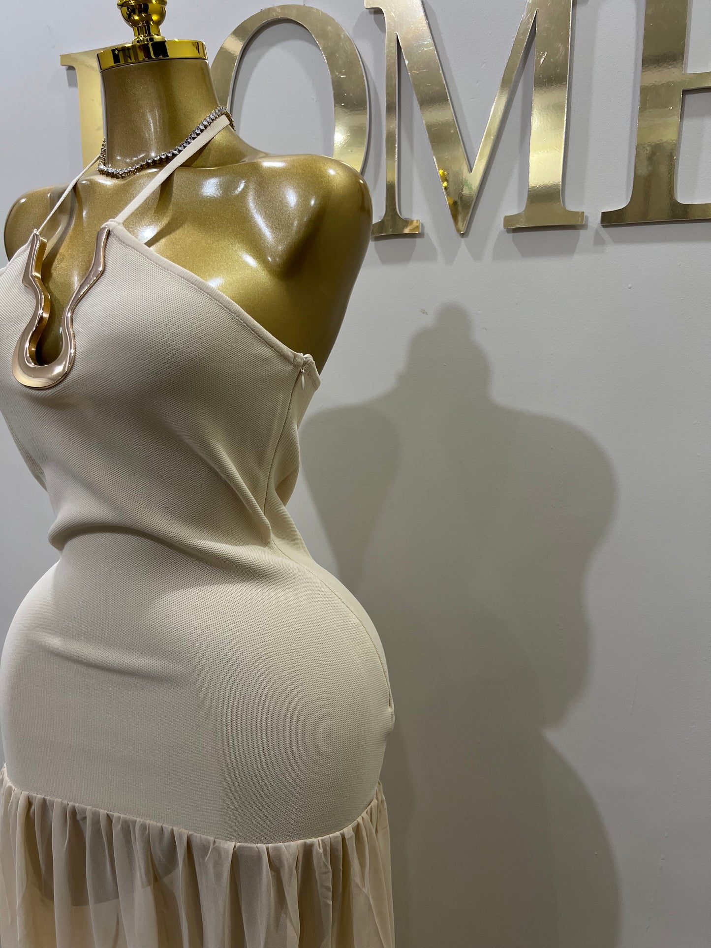 Camila Nara Dress (Cream)