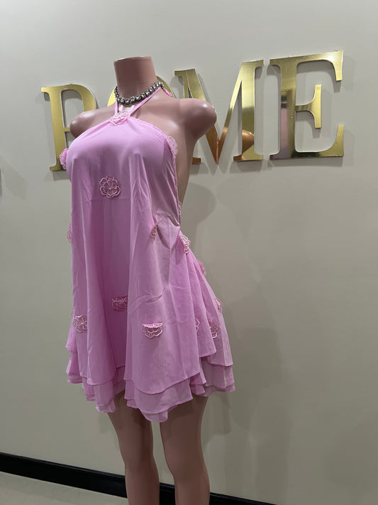 Rumi Petal Dress (Pink)
