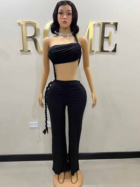 Emma Giselle Jumpsuit (Black)