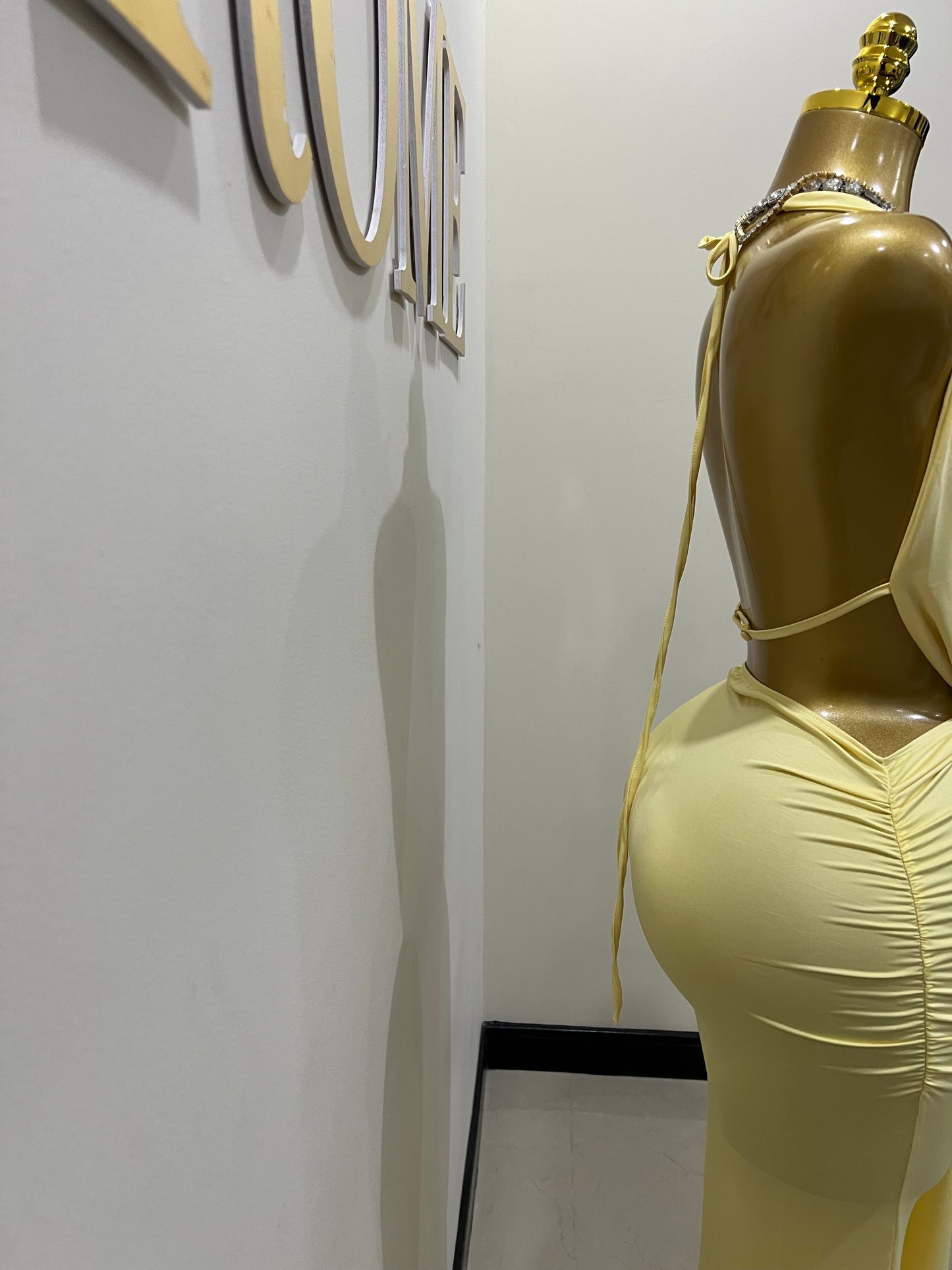 Astra Skirt Set (Yellow)