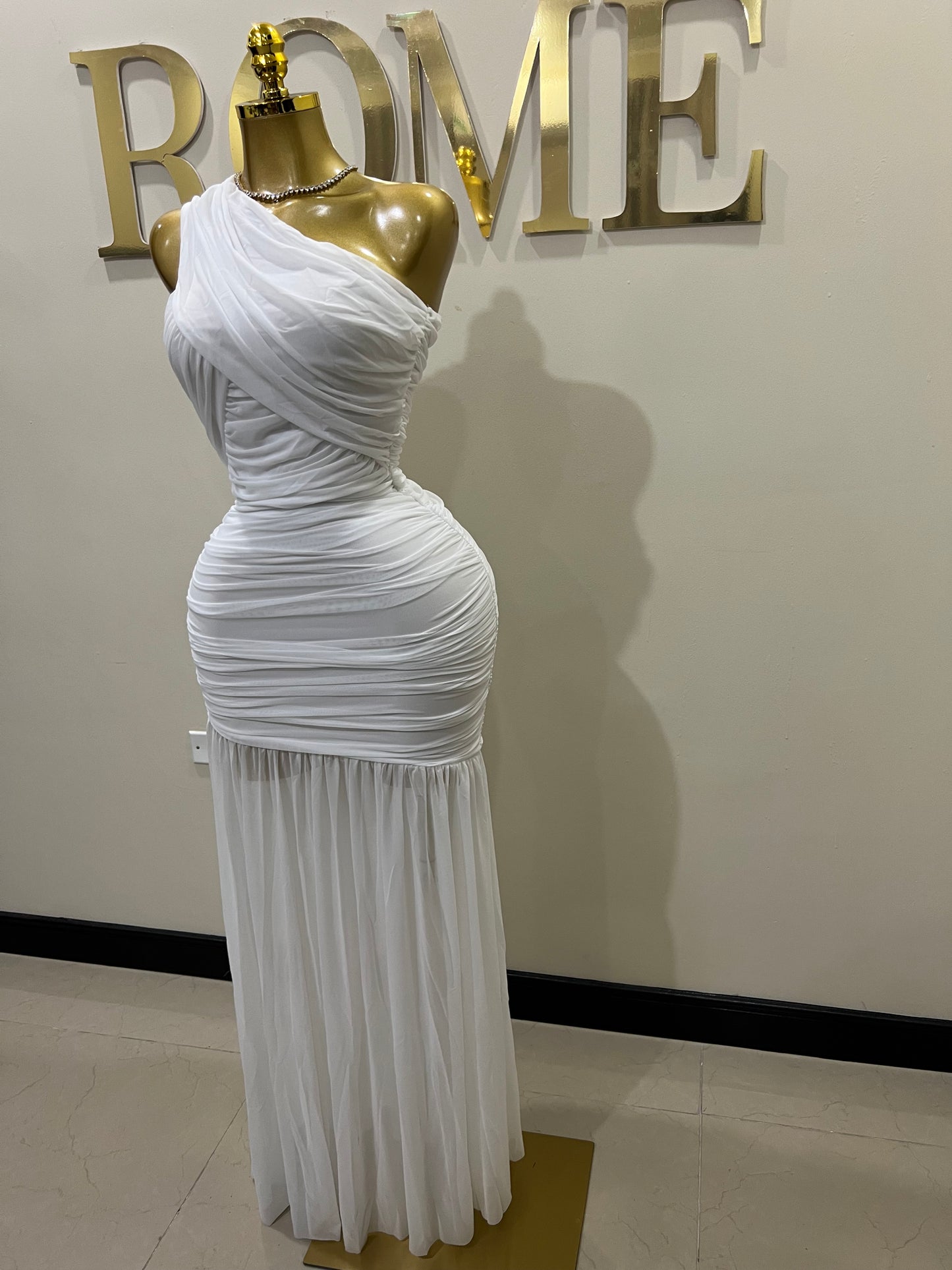 Michelle Kay Dress (White)