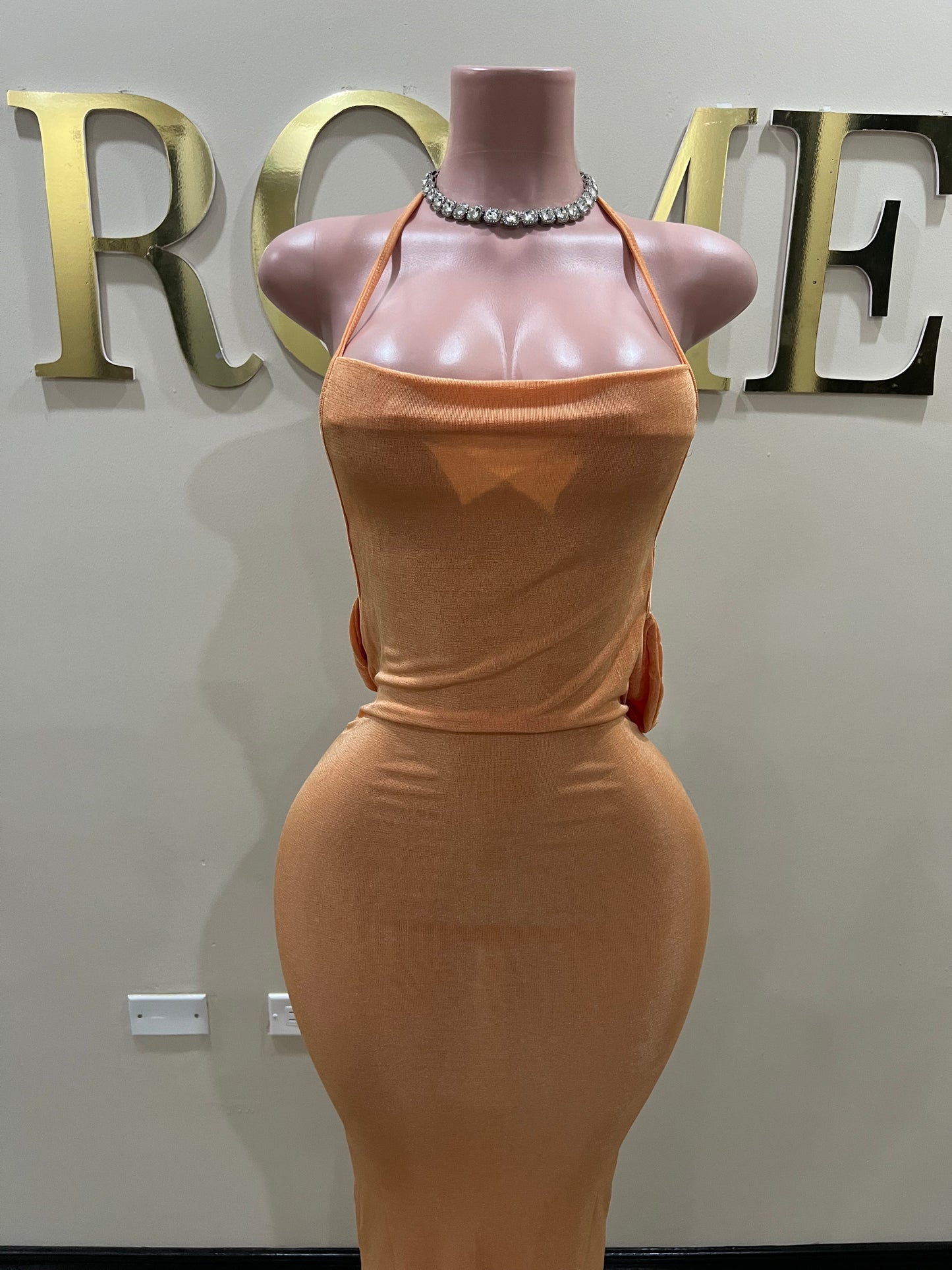 Carey True Dress (Orange)