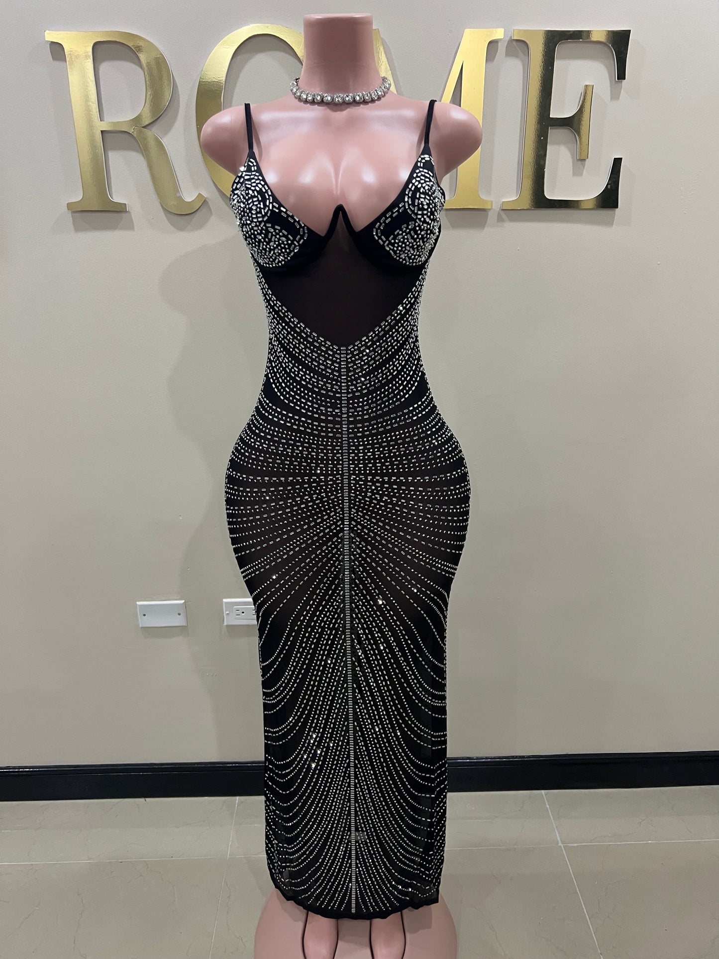 Medusa Dress (Black)