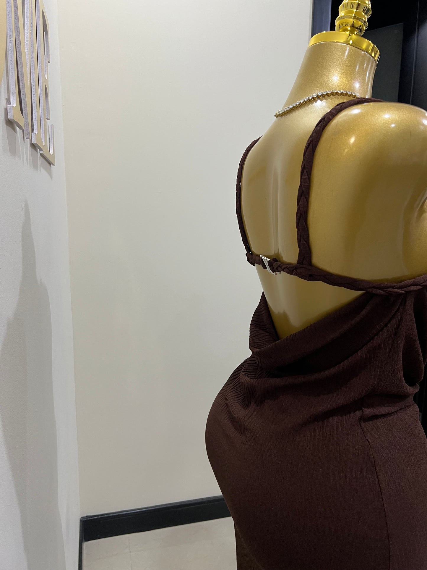 Cocoa Athena Rope Dress (Brown)