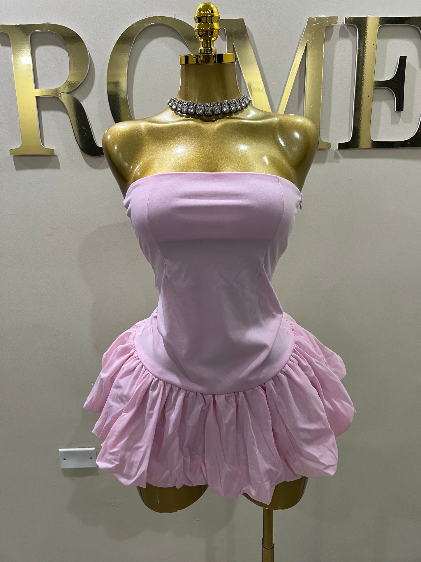 Solange Princess Pumpkin Dress (Pink)