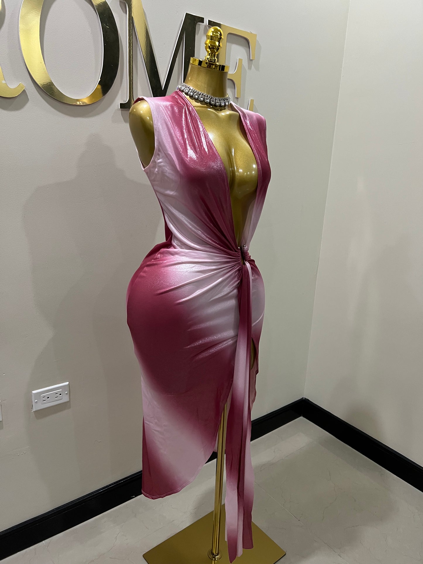 Chelsea Slay Dress (Pink)